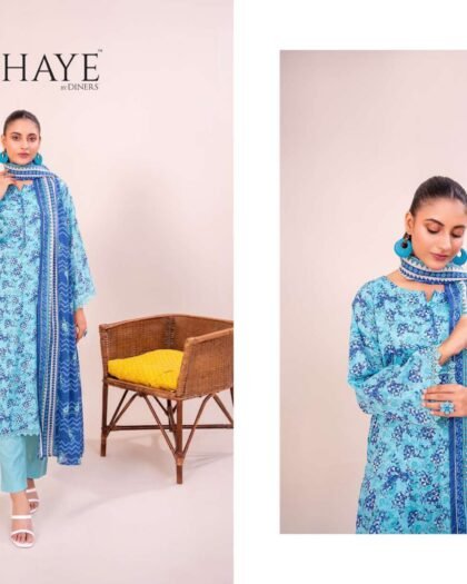SOHAYE by Diners – Luxury Digital Printed Lawn 3-Piece Collection 2025