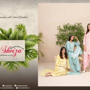 Sheiza Schiffli Embroidered Lawn