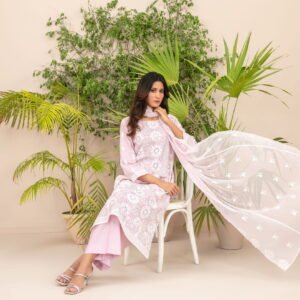 SHEIZA Schiffli Embroidered Lawn 7-Piece Collection | Shahid Tawakkal