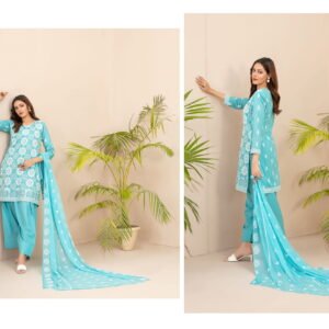 SHEIZA Schiffli Embroidered Lawn 7-Piece Collection | Shahid Tawakkal