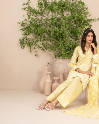 SHEIZA Schiffli Embroidered Lawn 7-Piece Collection | Shahid Tawakkal