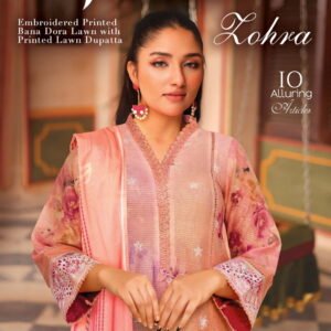 Zohra by Johrra Chickankari Embroidered Lawn