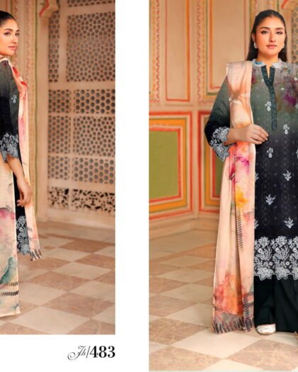 ZOHRA BY JOHRA -3 Piece Unstitched