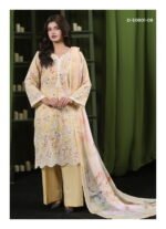Moosa Jee Eid Collection 2026 – Lawnkari Doriya Schiffli Embroidered Lawn Suit