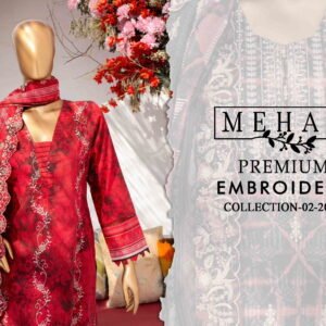 Mehak Chikankari Embroidered Lawn Vol 2-2026