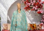 MEHAK Exclusive Lawn Embroidered Shirt With Embroidered Cutwork Lawn Dupatta