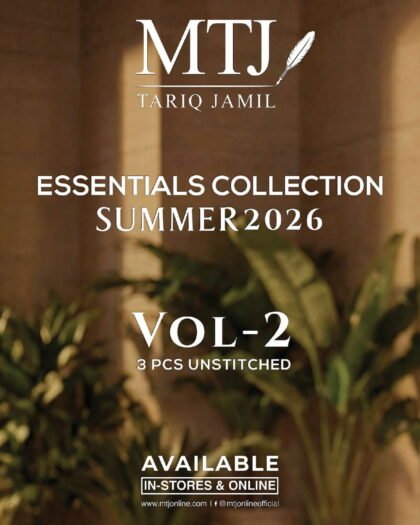 MTJ Digital Printed Lawn 3-Piece