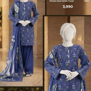 MTJ Digital Printed Lawn 3-Piece Collection | Vol-1 2026