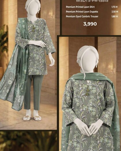 MTJ Digital Printed Lawn 3-Piece Collection | Vol-1 2026