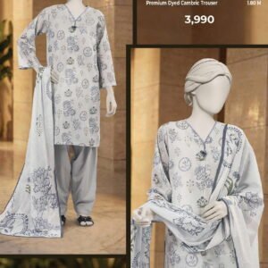 MTJ Digital Printed Lawn 3-Piece Collection | Vol-1 2026