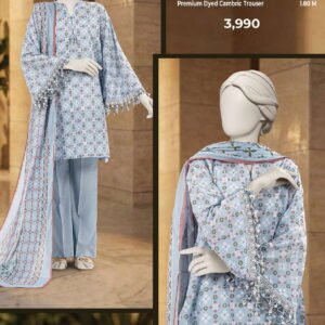 MTJ Digital Printed Lawn 3-Piece Collection | Vol-1 2026