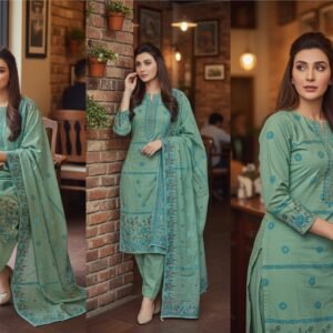 Premium Broshia Banarsi Jacquard Lawn Collection Vol-6 (2026) – 3 Piece Unstitched