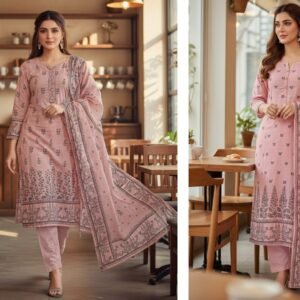 Premium Broshia Banarsi Jacquard Lawn Collection Vol-6 (2026) – 3 Piece Unstitched