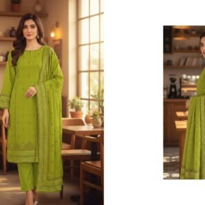 Premium Broshia Banarsi Jacquard Lawn Collection Vol-6 (2026) – 3 Piece Unstitched