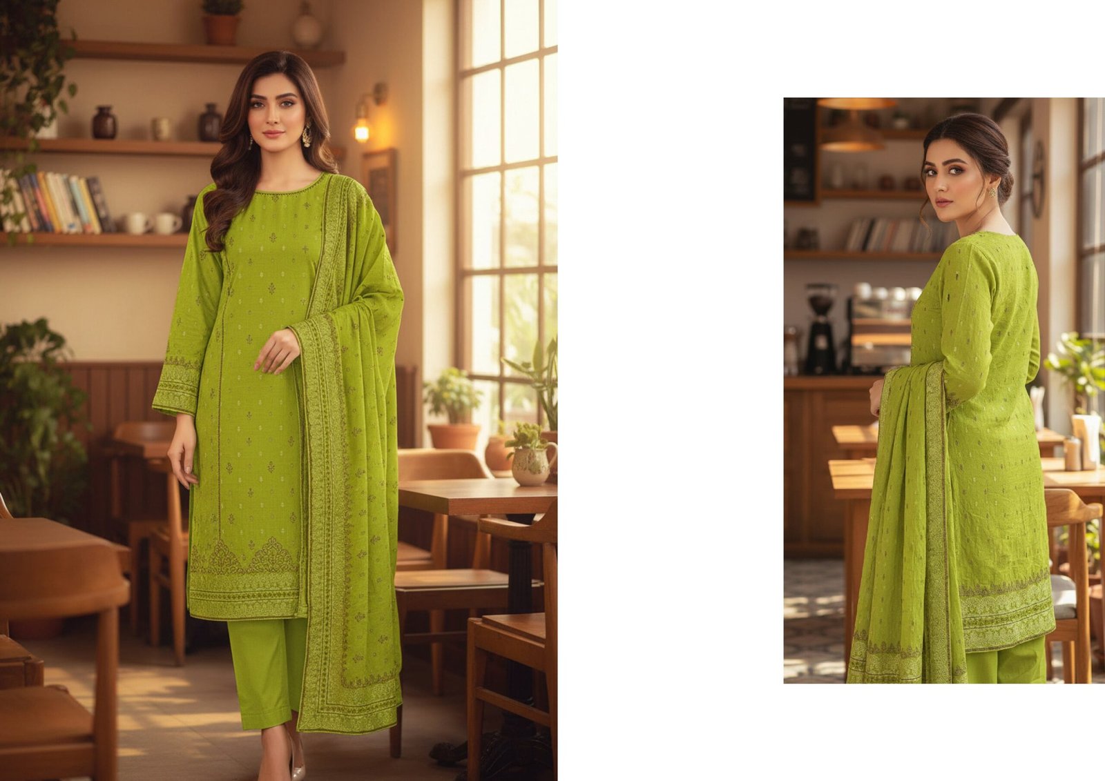 Premium Broshia Banarsi Jacquard Lawn Collection Vol-6 (2026) – 3 Piece Unstitched