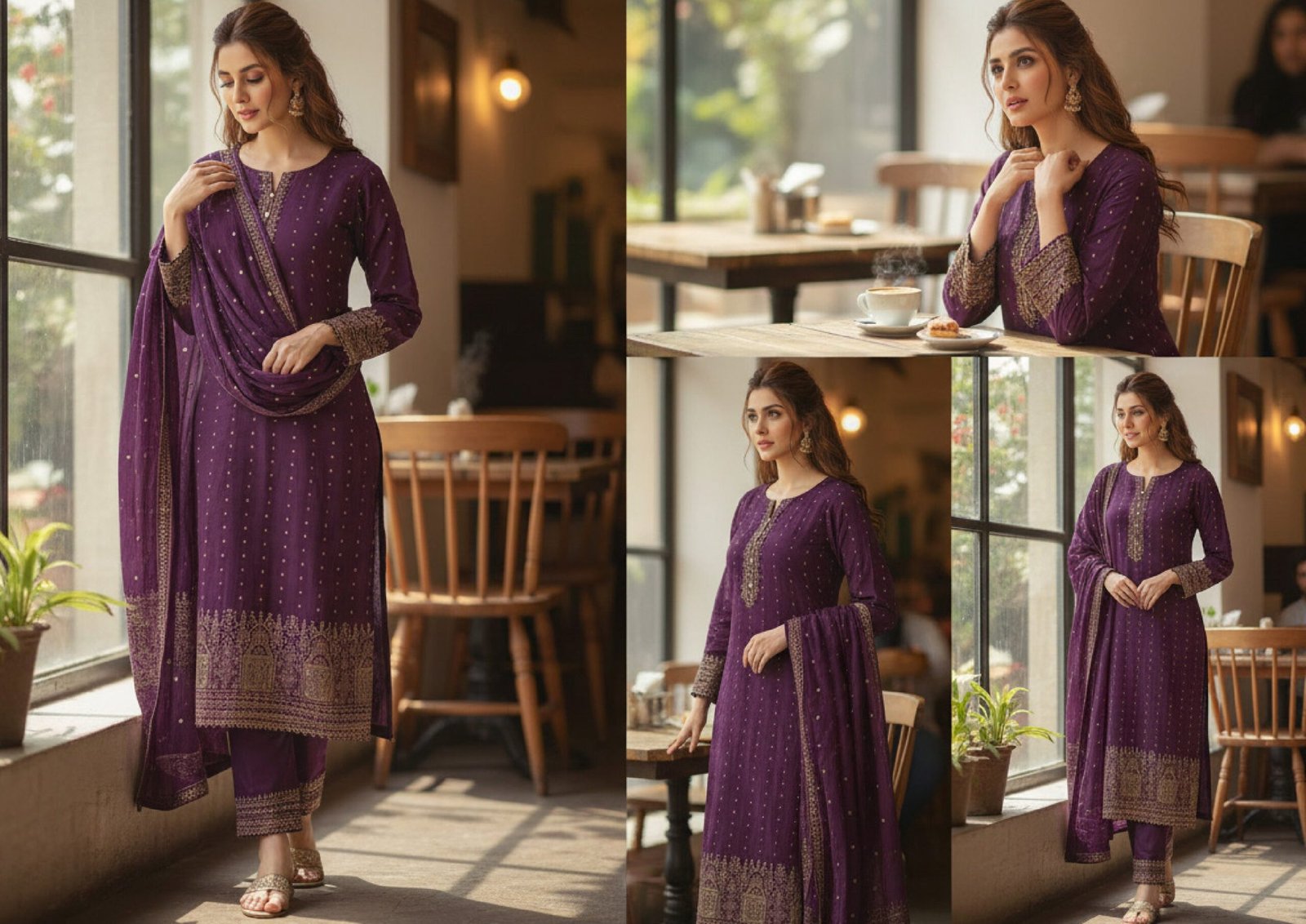 Premium Broshia Banarsi Jacquard Lawn Collection Vol-6 (2026) – 3 Piece Unstitched