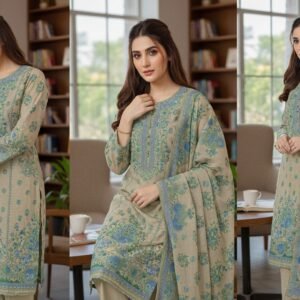 Premium Broshia Banarsi Jacquard Lawn Collection Vol-6 (2026) – 3 Piece Unstitched