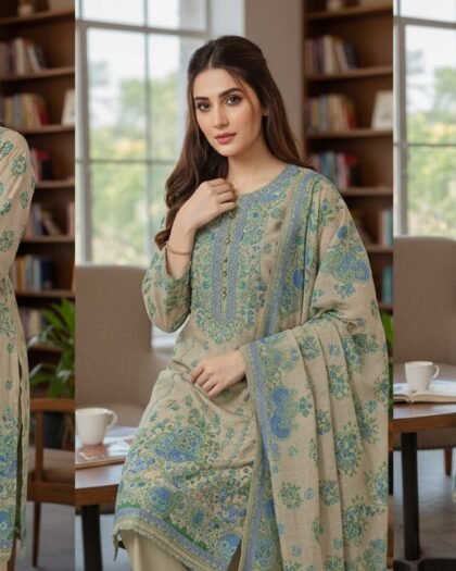 Premium Broshia Banarsi Jacquard Lawn Collection Vol-6 (2026) – 3 Piece Unstitched