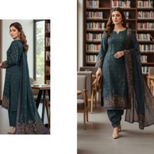 Premium Broshia Banarsi Jacquard Lawn Collection Vol-6 (2026) – 3 Piece Unstitched