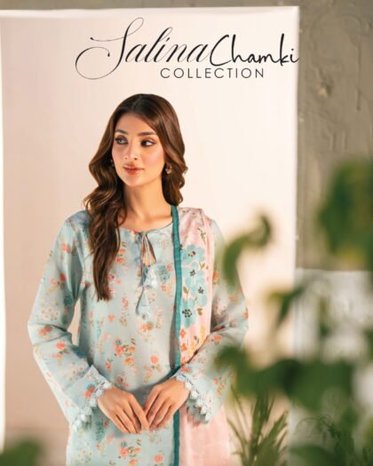 Salina Chamki Digital Printed Lawn 3 Piece 2026