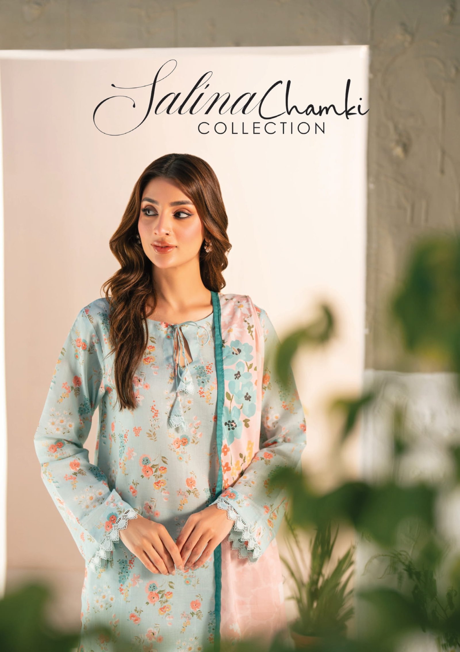 Salina Chamki Digital Printed Lawn 3 Piece 2026