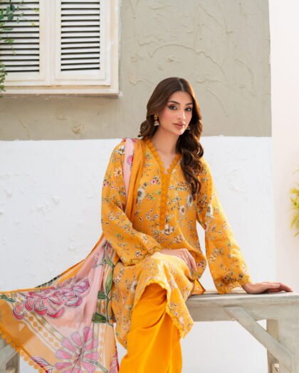 SALINA CHAMKI Digital Printed Lawn 3-Piece | Vol-1 2026
