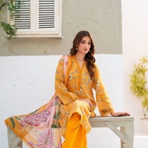 SALINA CHAMKI Digital Printed Lawn 3-Piece | Vol-1 2026