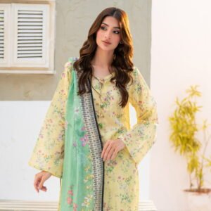 SALINA CHAMKI Digital Printed Lawn 3-Piece | Vol-1 2026