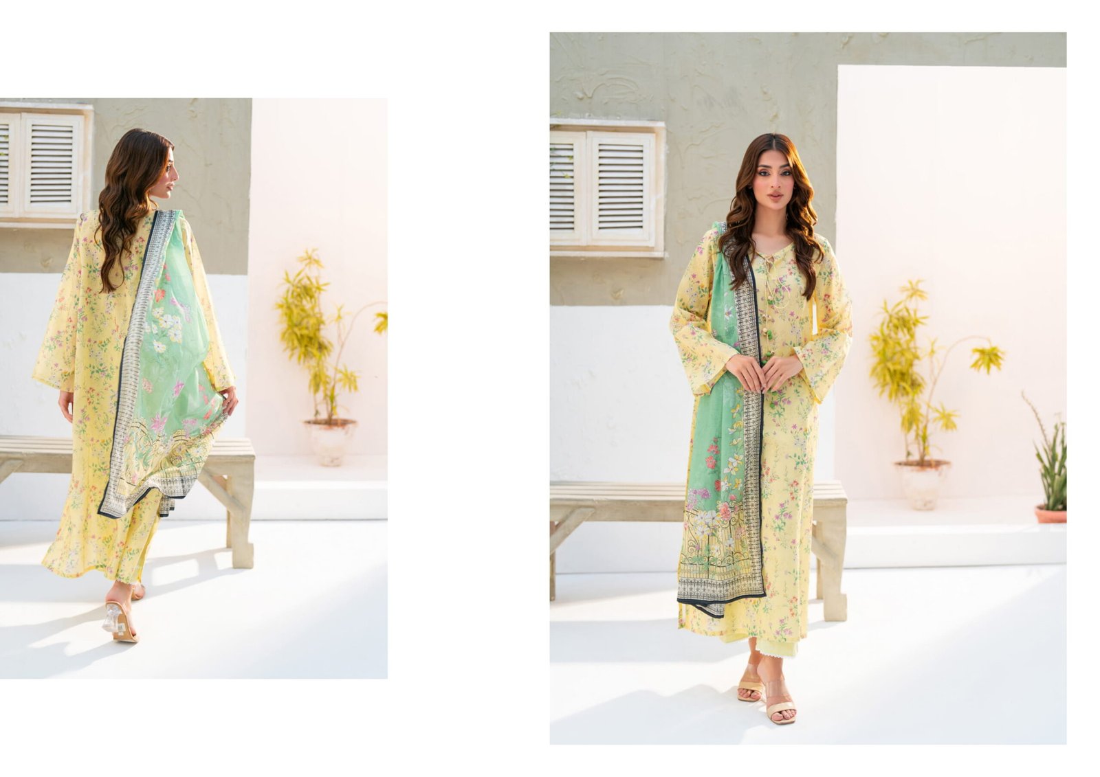 SALINA CHAMKI Digital Printed Lawn 3-Piece | Vol-1 2026 - Image 4