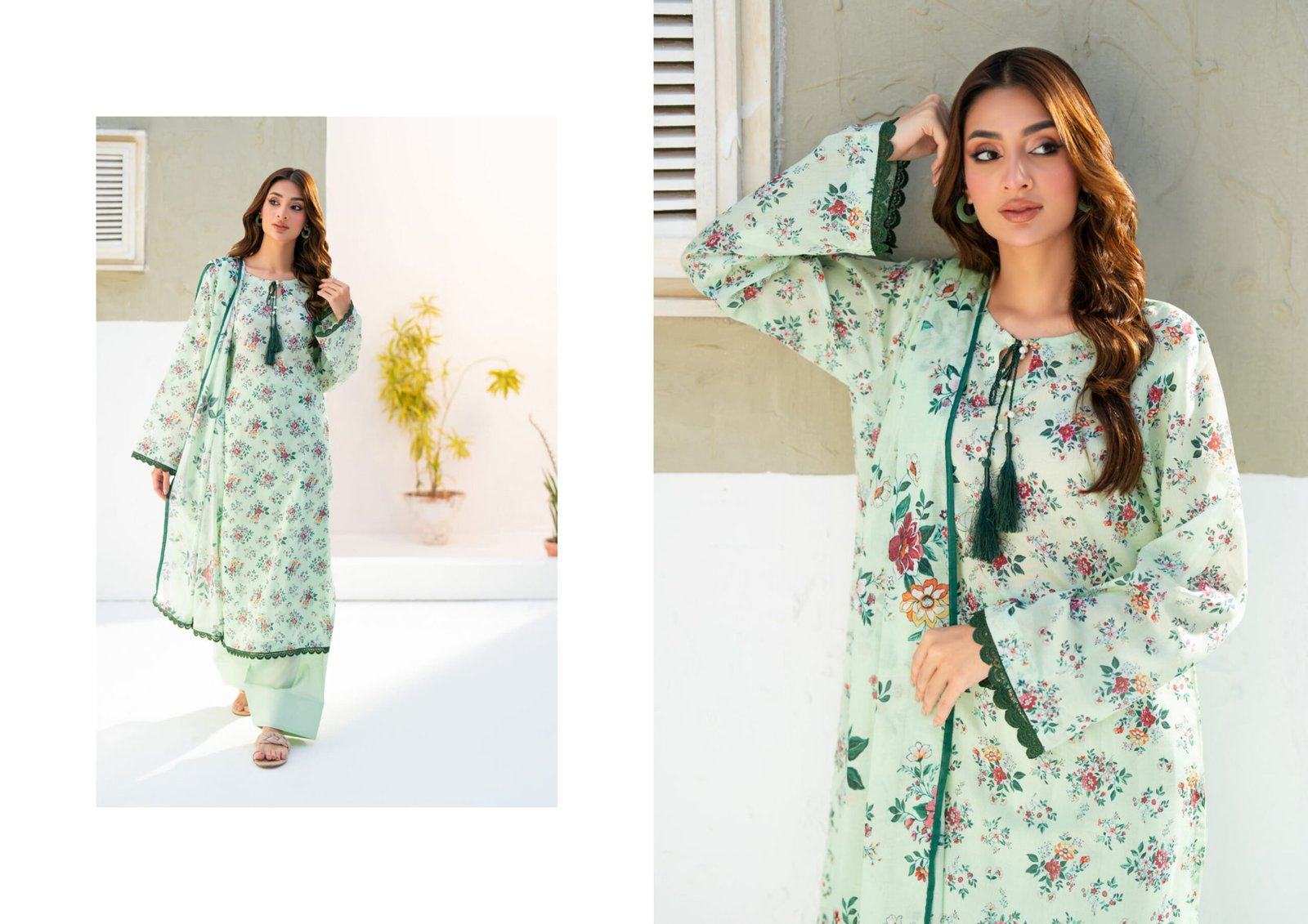 SALINA CHAMKI Digital Printed Lawn 3-Piece | Vol-1 2026 - Image 2