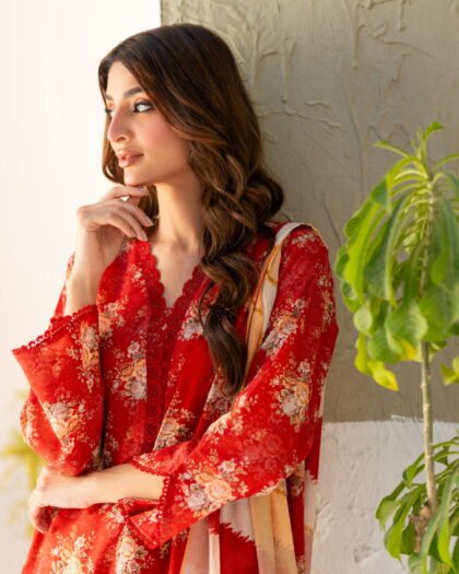 SALINA CHAMKI Digital Printed Lawn 3-Piece | Vol-1 2026