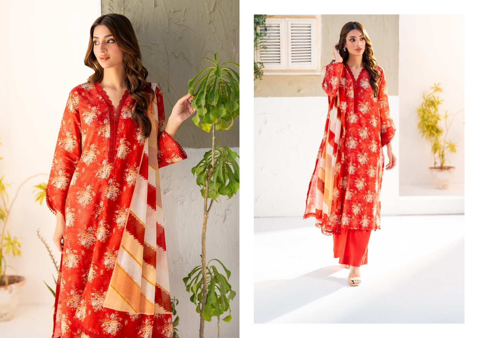 SALINA CHAMKI Digital Printed Lawn 3-Piece | Vol-1 2026 - Image 2