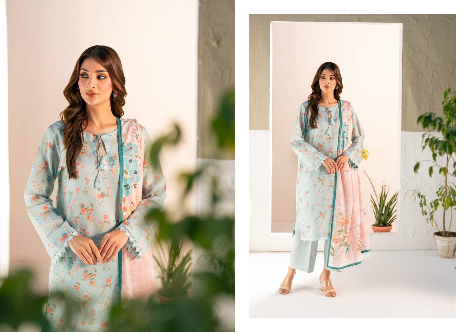 SALINA CHAMKI Digital Printed Lawn 3-Piece | Vol-1 2026 - Image 3