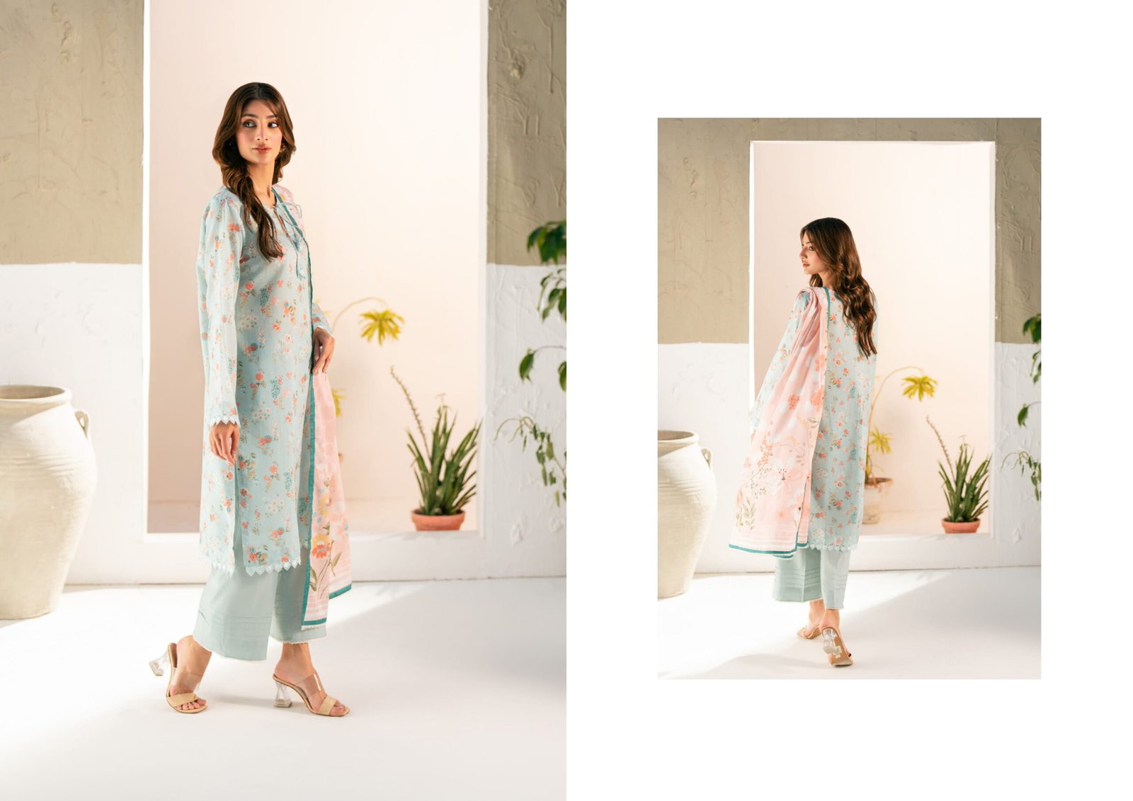 SALINA CHAMKI Digital Printed Lawn 3-Piece | Vol-1 2026 - Image 4