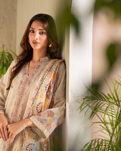 SALINA CHAMKI Digital Printed Lawn 3-Piece | Vol-1 2026