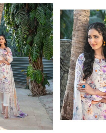 Shahid Tawakkal SULEIKA Collection 2026 – Embroidered Digital Printed Lawn