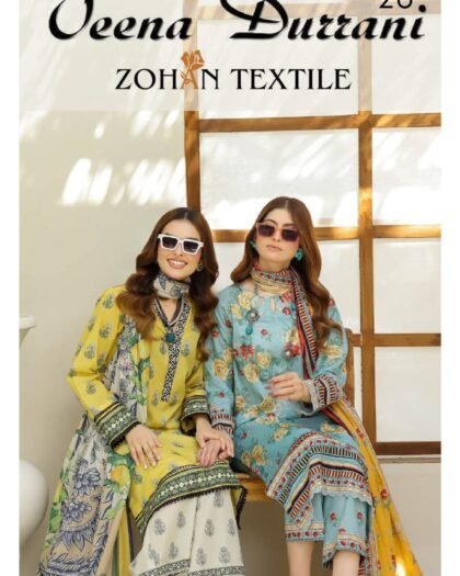 Veena Durrani Coco Cords Digital Printed Lawn