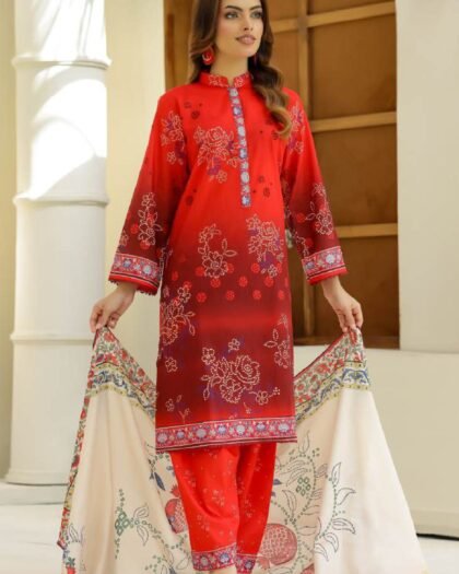 Veena Durrani Coco Cords Digital Printed Collection Vol-1 (2026) – 3 Piece Unstitched