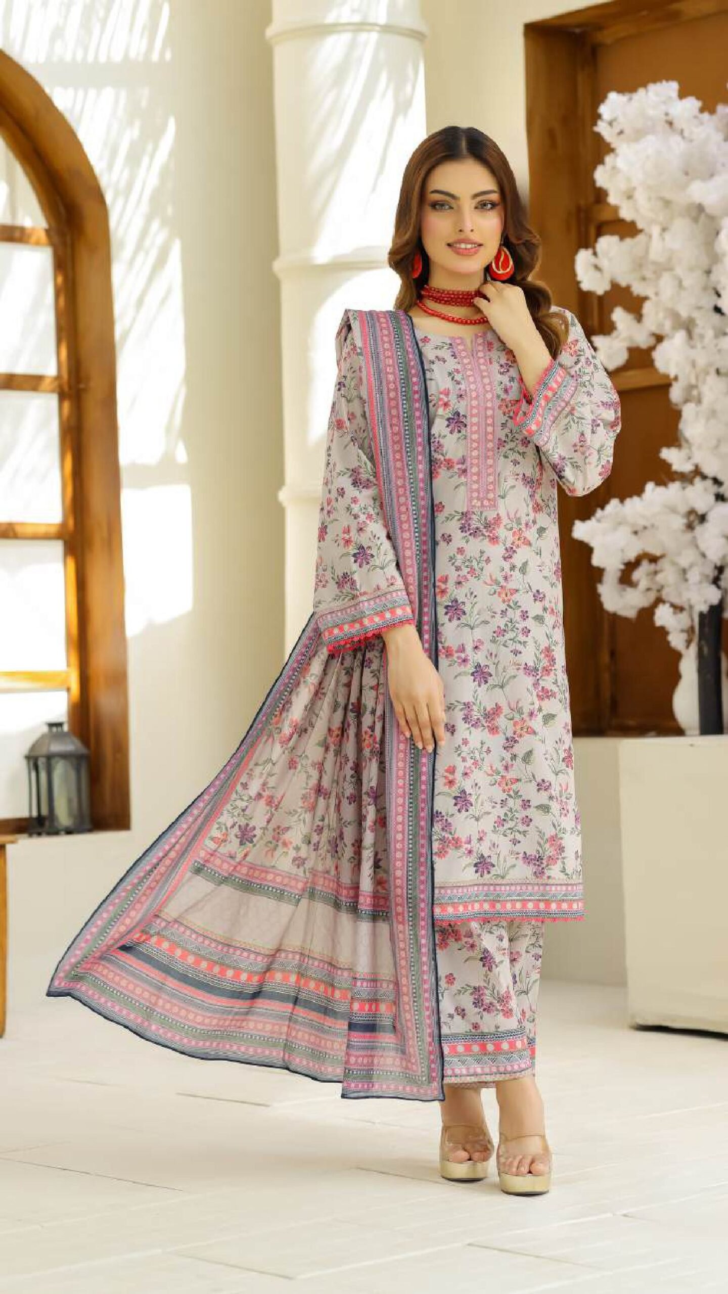 Veena Durrani Coco Cords Digital Printed Collection Vol-1 (2026) – 3 Piece Unstitched