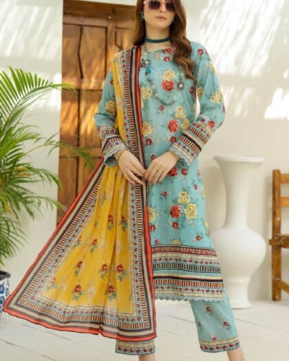 Veena Durrani Coco Cords Digital Printed Collection Vol-1 (2026) – 3 Piece Unstitched