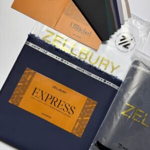 Zellbury Express Men’s Wash & Wear Collection 2025 – 100% Original Stock (4.25 Metres)
