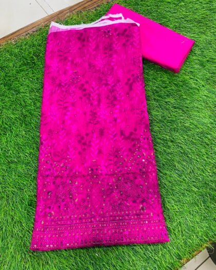 Mix Brand ALZOHAIB & HZ TEXTILES CHICKANKRI Embroidered