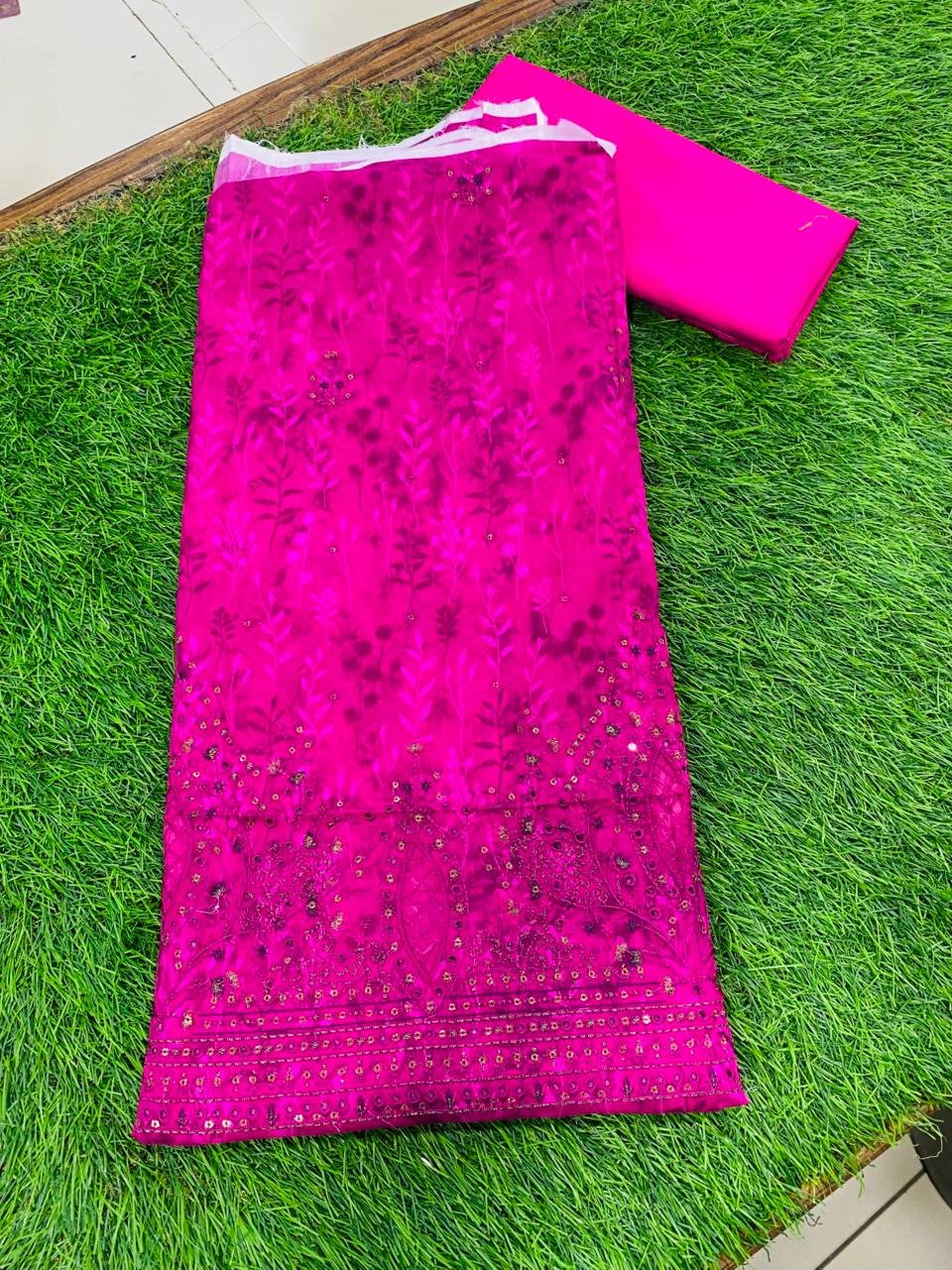 Mix Brand ALZOHAIB & HZ TEXTILES CHICKANKRI Embroidered