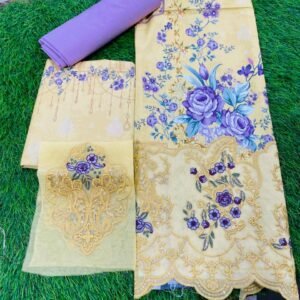 ALZOHAIB & HZ TEXTILES CHICKANKRI Embroidered 2-Piece Lawn