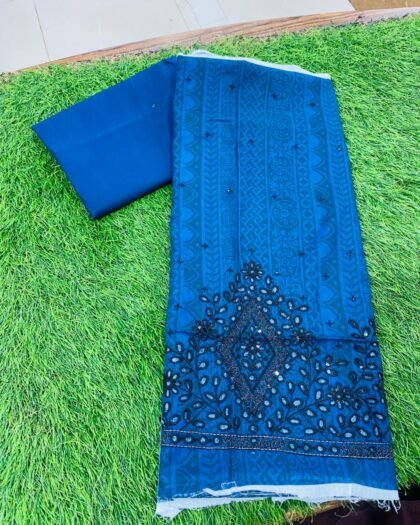 Mix Brand ALZOHAIB & HZ TEXTILES CHICKANKRI Embroidered