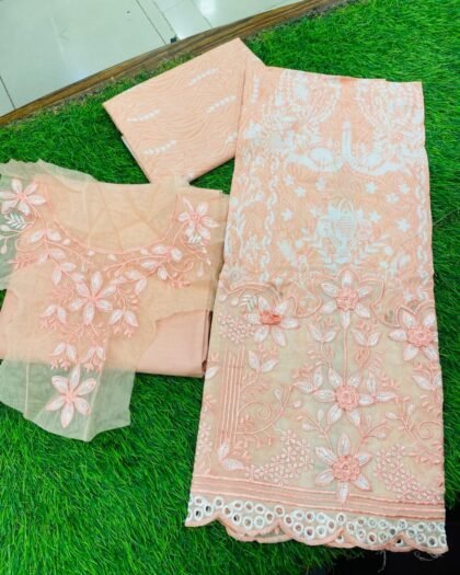 Mix Brand ALZOHAIB & HZ TEXTILES CHICKANKRI Embroidered