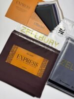Zellbury Express Men’s Wash & Wear Collection 2025 – 100% Original Stock (4.25 Metres)