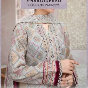 MEHAK Exclusive Lawn Embroidered 10-Piece Set Vol-1 2026 | MEKO Textile