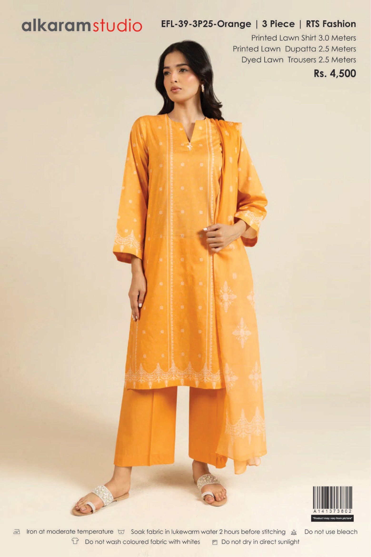 ALKARAM STUDIO | Luxury Printed Lawn 3-Piece