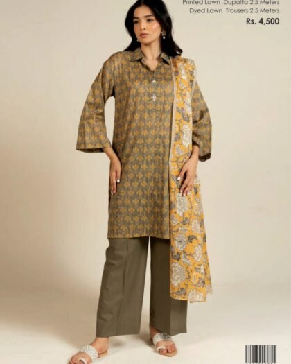 ALKARAM STUDIO | Luxury Printed Lawn 3-Piece